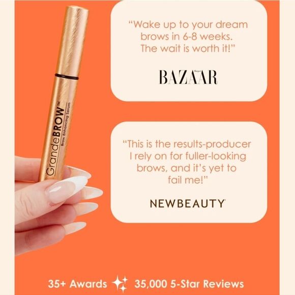 GRANDE COSMETICS GrandeBROW Brow Enhancing Serum 3ml 4 Months Full Size - Picture 13 of 16